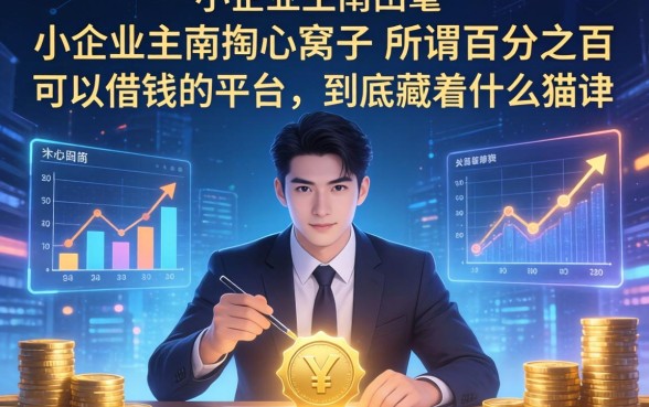 小企业主掏心窝子：所谓百分之百可以借钱的平台，到底藏着什么猫腻