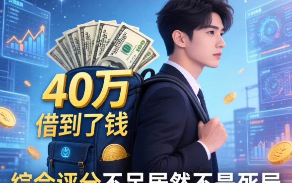 我背着40万负债借到了钱，综合评分不足居然不是死局