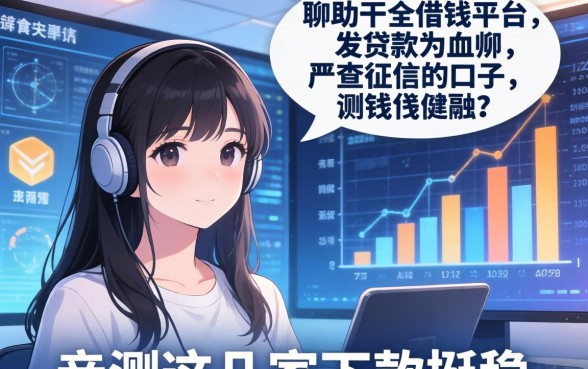 聊聊那些借钱平台发贷款不严查征信的口子，亲测这几家下款挺稳