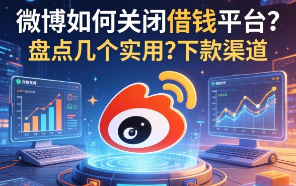 微博如何关闭借钱平台？盘点几个实用的下款渠道