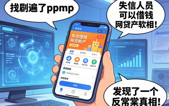 我翻遍了ppmp和失信人员可以借钱的网贷软件，发现了一个反常识的真相