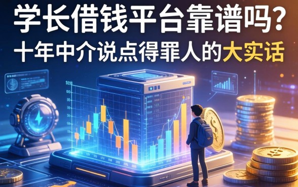 学长借钱的平台靠谱吗？十年中介说点得罪人的大实话