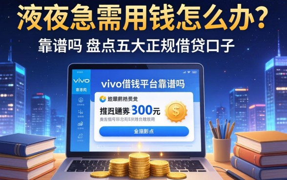 深夜急需用钱怎么办？vivo借钱平台靠谱吗？盘点五大正规借贷口子