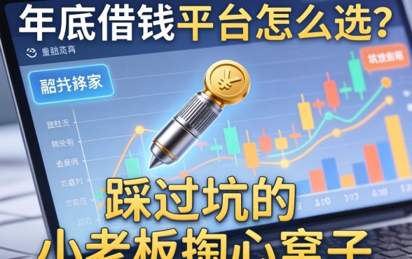 年底借钱平台怎么选？一个踩过坑的小老板掏心窝子