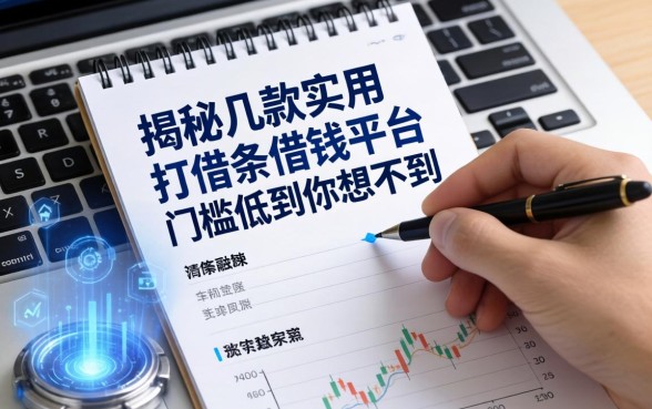 揭秘几款实用的打借条借钱平台，门槛低到你想不到