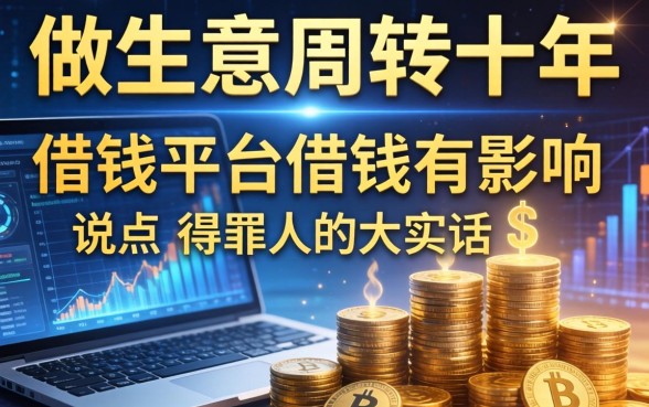 做生意周转十年，借钱平台借钱有影响吗？说点得罪人的大实话