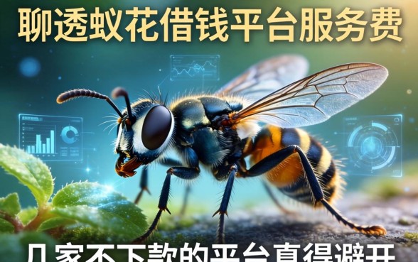 聊透蚂蚁花借钱平台服务费，这几家不下款的平台真得避开