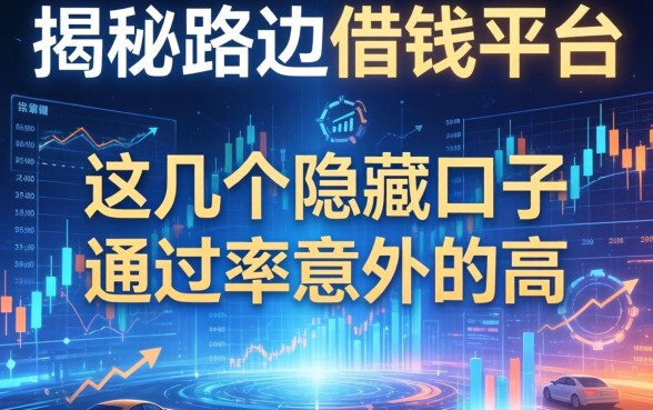 揭秘路边借钱平台：这几个隐藏口子通过率意外的高