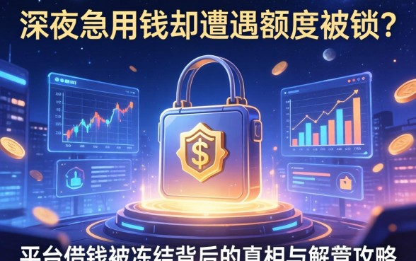 深夜急用钱却遭遇额度被锁？平台借钱被冻结背后的真相与解封攻略