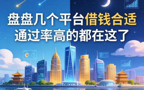 盘点几个平台借钱合适，通过率高的都在这了