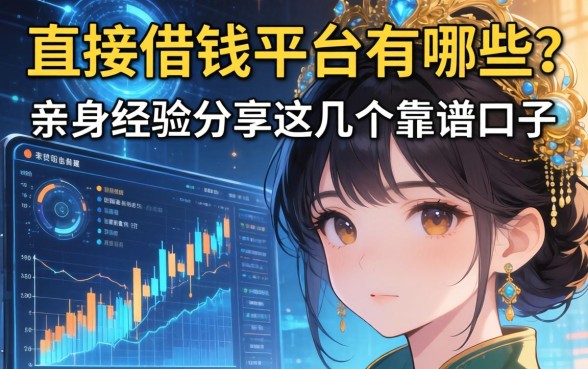 直接借钱平台有哪些？亲身经历分享这几个靠谱口子