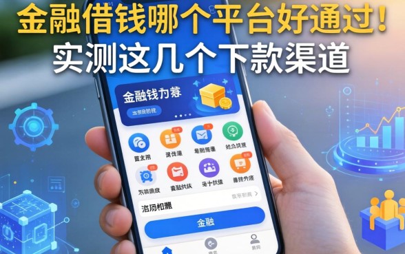 手机借钱哪个平台好通过？实测这几个下款渠道