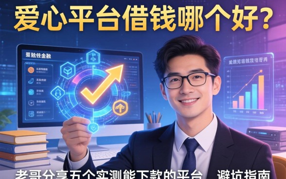 爱心平台借钱哪个好？老哥分享五个实测能下款的平台，避坑指南