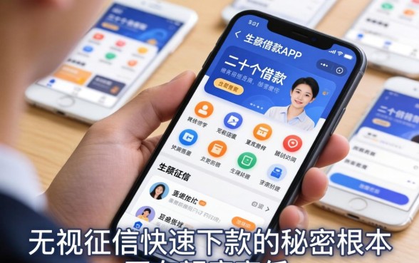 我翻遍了手机里二十个借款APP，发现无视征信快速下款的秘密根本不在额度高低