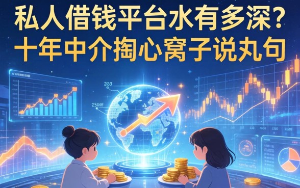 私人借钱的平台水有多深？十年中介掏心窝子说几句