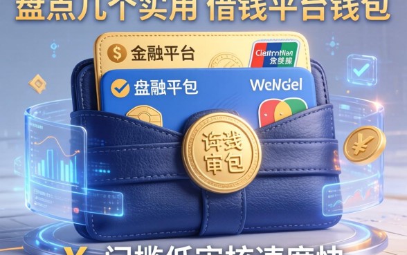 盘点几个实用的借钱平台钱包，门槛低审核速度快