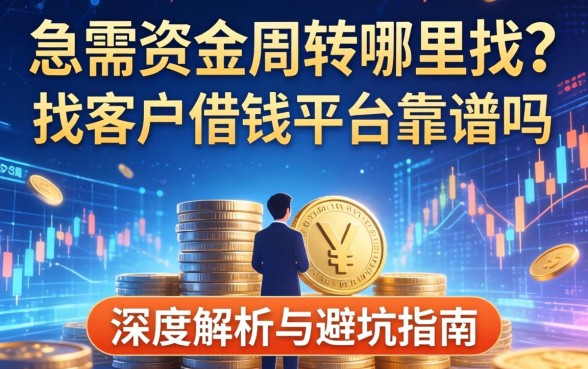 急需资金周转哪里找？找客户借钱平台靠谱吗？深度解析与避坑指南