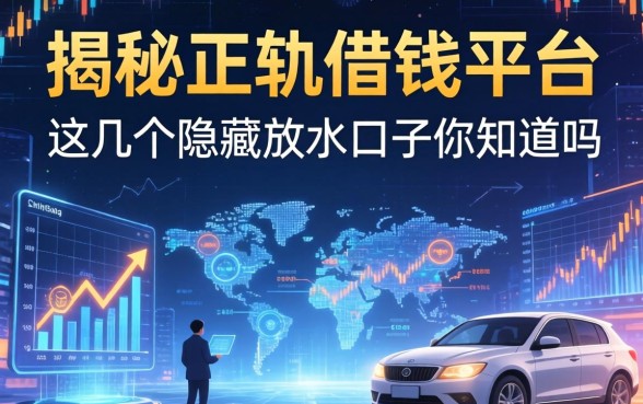 揭秘正轨借钱平台：这几个隐藏的放水口子你知道吗