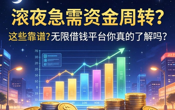深夜急需资金周转？这些靠谱的无限借钱平台你真的了解吗？