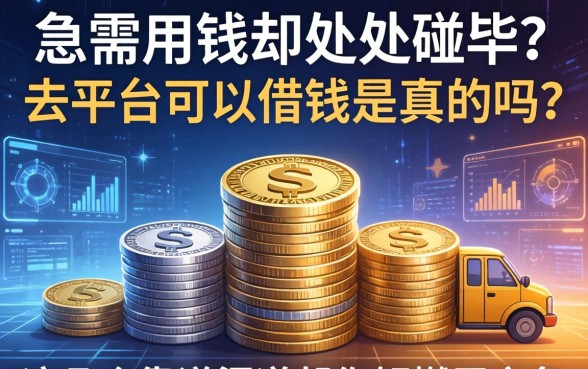 急需用钱却处处碰壁？去平台可以借钱是真的吗？这几个靠谱渠道帮你解燃眉之急