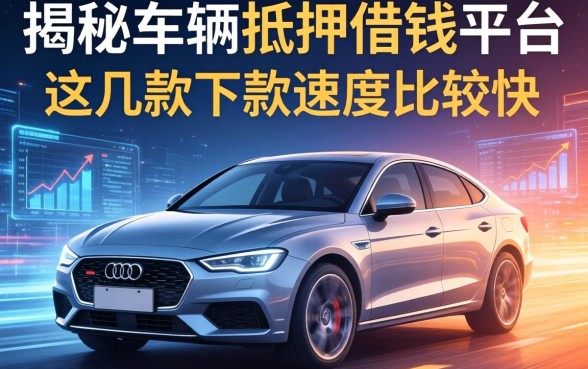 揭秘车辆抵押借钱平台：这几款下款速度比较快