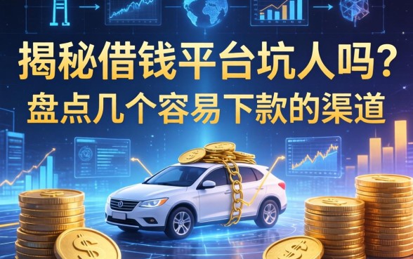 揭秘借钱平台坑人吗？盘点几个容易下款的渠道
