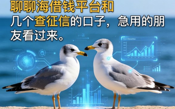 聊聊海欧借钱平台和几个不查征信的口子，急用的朋友看过来