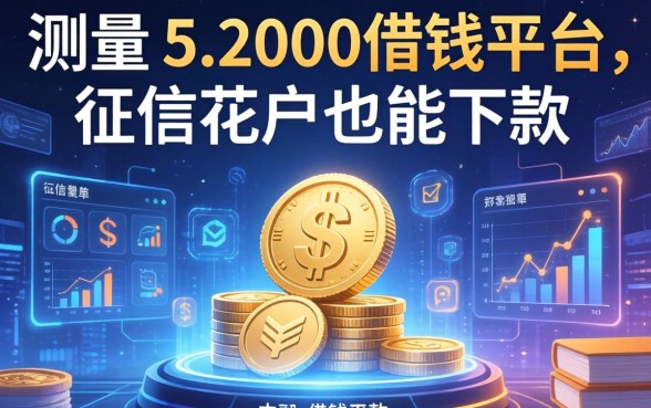 实测这5个2000借钱平台，征信花户也能下款