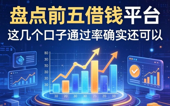 盘点前五借钱平台，这几个口子通过率确实还可以