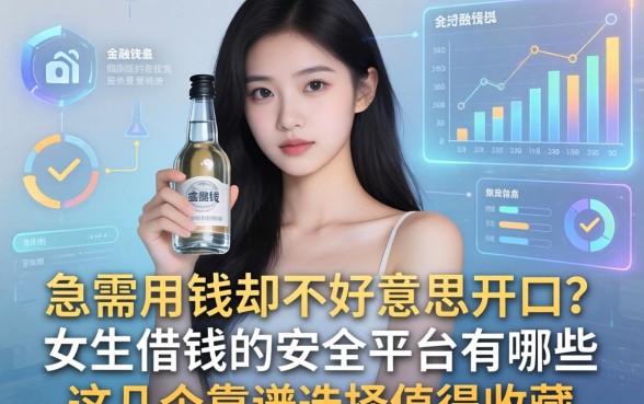 急需用钱却不好意思开口？女生借钱的安全平台有哪些？这几个靠谱选择值得收藏