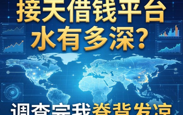 按天借钱平台的水有多深？调查完我脊背发凉