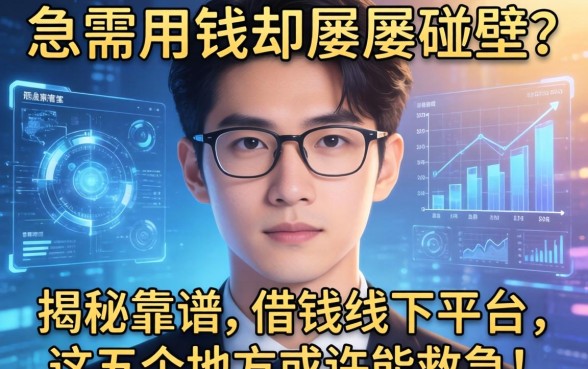 急需用钱却屡屡碰壁？揭秘靠谱的借钱线下平台，这五个地方或许能救急！