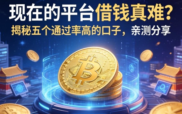 现在的平台借钱真难？揭秘五个通过率高的口子，亲测分享