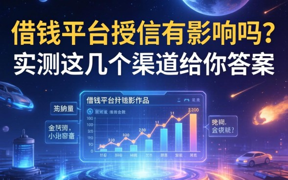 借钱平台授信有影响吗？实测这几个渠道给你答案