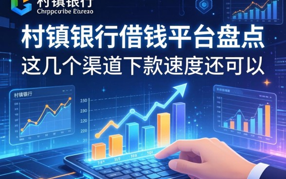 村镇银行借钱平台盘点：这几个渠道下款速度还可以