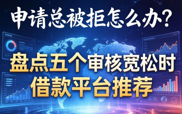 申请总被拒怎么办？盘点五个审核宽松的借款平台推荐