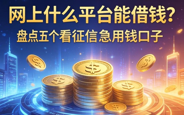 网上什么平台能借钱?盘点五个不看征信的急用钱口子