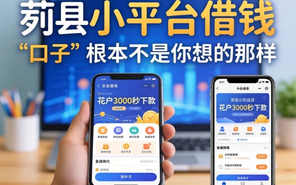 我翻遍了蓟县小平台借钱和花户3000秒下款app，发现这些所谓的“口子”根本不是你想的那样