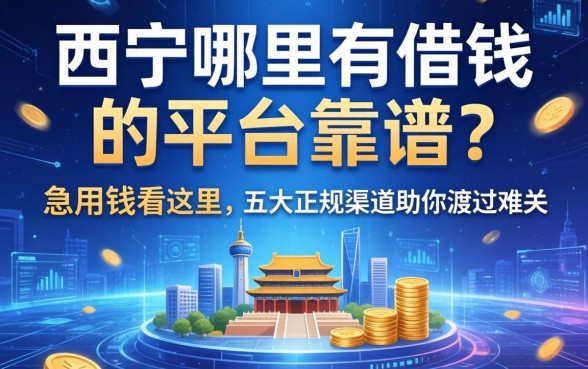 西宁哪里有借钱的平台靠谱？急用钱看这里，五大正规渠道助你渡过难关