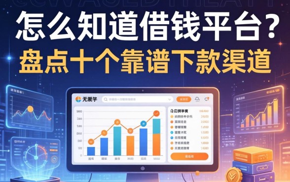 怎么知道借钱平台？盘点十个靠谱下款渠道