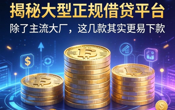 揭秘大型正规借钱平台：除了主流大厂，这几款其实更易下款