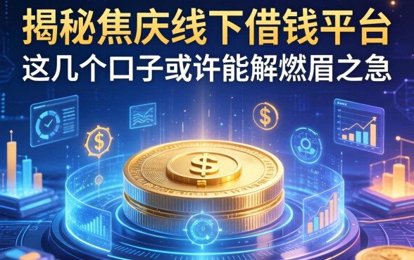 揭秘焦作线下借钱平台：这几个口子或许能解燃眉之急