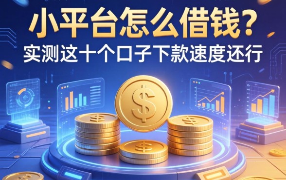 小平台怎么借钱？实测这十个口子下款速度还行