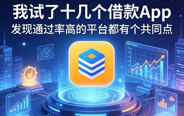 我试了十几个借款app，发现通过率高的平台都有个共同点