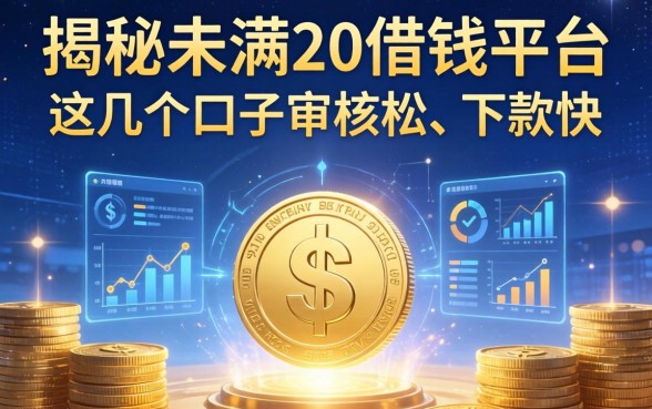 揭秘未满20借钱平台：这几个口子审核松、下款快