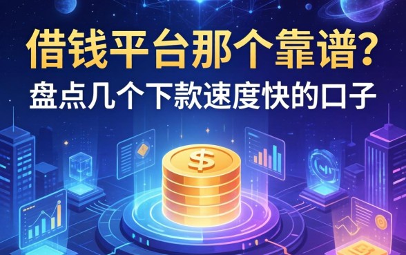 借钱的平台那个靠谱？盘点几个下款速度快的口子
