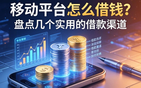移动平台怎么借钱？盘点几个实用的借款渠道