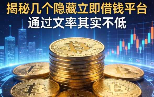 揭秘几个隐藏的立即借钱平台，通过率其实不低