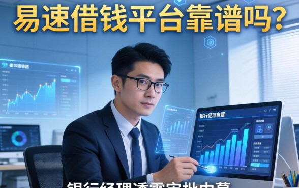 易速借钱平台靠谱吗？银行经理透露审批内幕