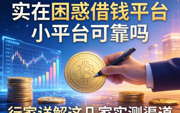 实在困惑借钱平台小平台可靠吗，行家详解这几家实测渠道